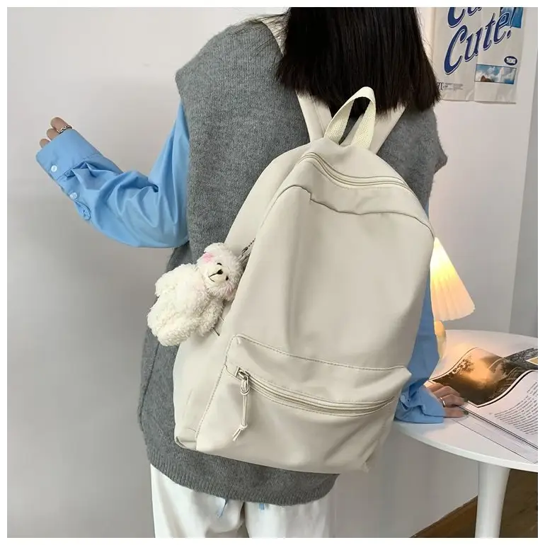 Cute plain backpacks hot sale