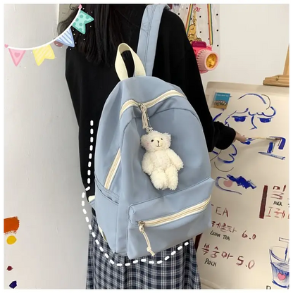 Plain Backpack / Bear Bag Charm Cg353 - Backpacks