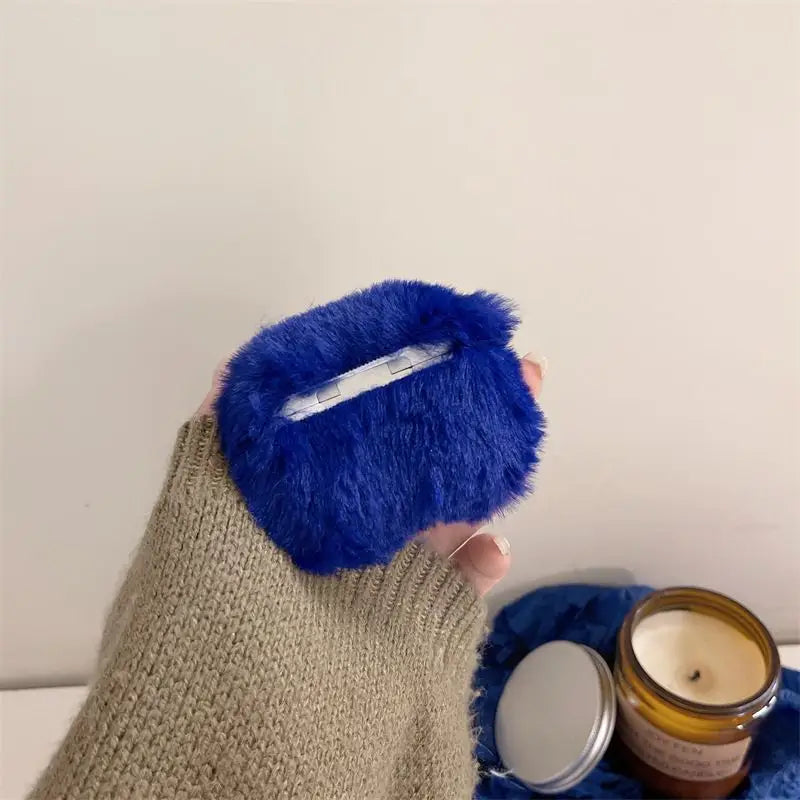 Plain Chenille AirPods Earphone Case Skin-13