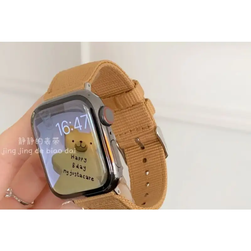 Fabric apple 2025 watch band