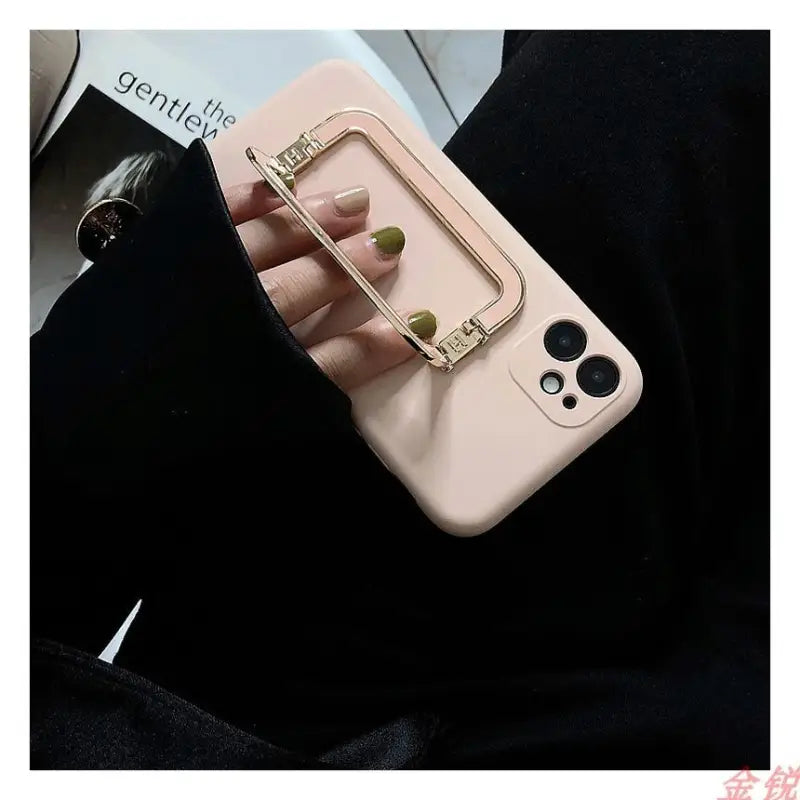 Plain Foldable Stand Phone Case - Samsung-13