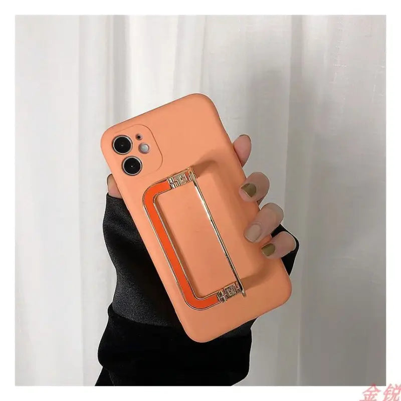Plain Foldable Stand Phone Case - Samsung-10