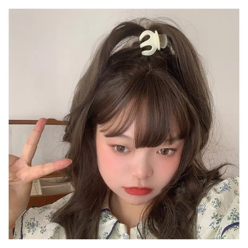 Plain Hair Clamp E813 - Hair Fashion Accessories