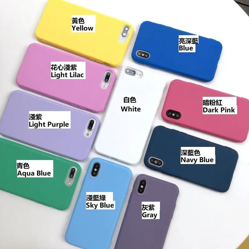 Plain Mobile Case - iPhone 11 / 11 Pro / 11 Pro Max / XS / XS Max/ XR / X / 8 / 8 Plus / 7 / 7 Plus / 6S / 6S Plus / 5 / 5S / SE-2