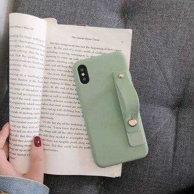 Plain Mobile Case with Strap - iPhone 7 / iPhone 7 Plus / iPhone 8 / iPhone 8 Plus / iPhone X / iPhone XS / iPhone XS Max / iPhone XR / iPhone 11 / iPhone 11 Pro / iPhone 11 Pro Max-18