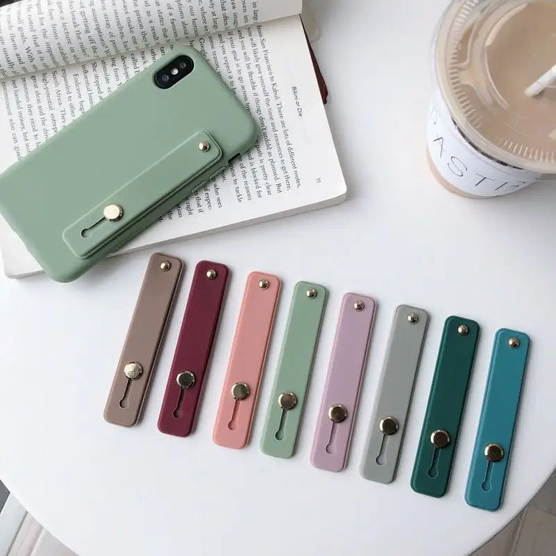 Plain Mobile Case with Strap - iPhone 7 / iPhone 7 Plus / iPhone 8 / iPhone 8 Plus / iPhone X / iPhone XS / iPhone XS Max / iPhone XR / iPhone 11 / iPhone 11 Pro / iPhone 11 Pro Max-7