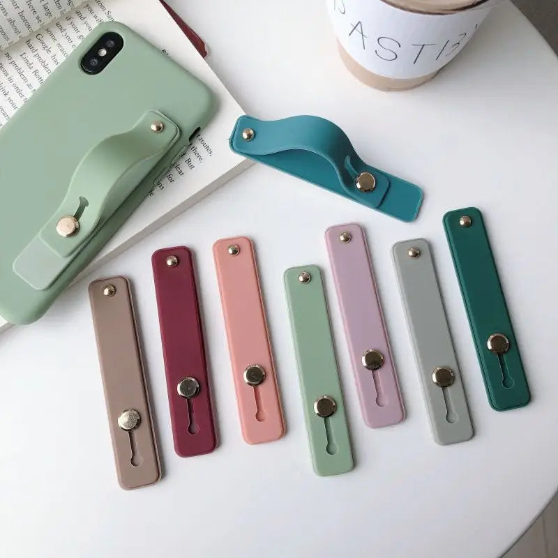 Plain Mobile Case with Strap - iPhone 7 / iPhone 7 Plus / iPhone 8 / iPhone 8 Plus / iPhone X / iPhone XS / iPhone XS Max / iPhone XR / iPhone 11 / iPhone 11 Pro / iPhone 11 Pro Max-8