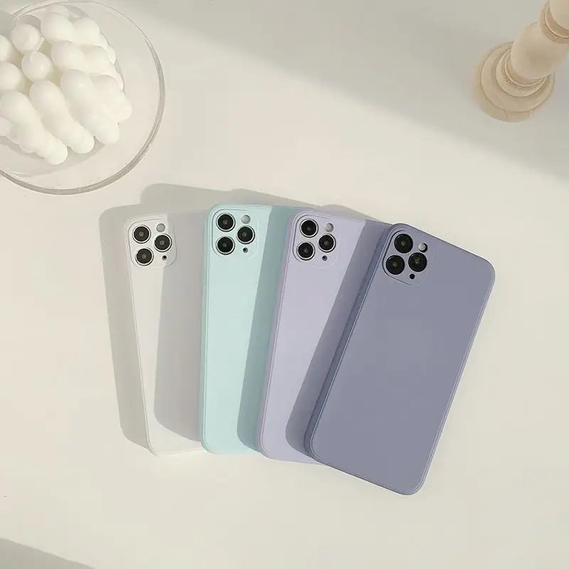 Plain Phone Case - iPhone 11 Pro Max / 11 Pro / 11 / SE / XS Max / XS / XR / X / SE 2 / 8 / 8 Plus / 7 / 7 Plus-1