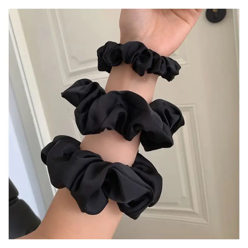 Plain Scrunchie (various designs) E832 - Hair Fashion 