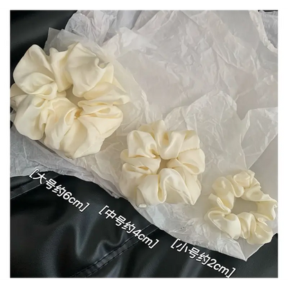 Plain Scrunchie (various designs) E832 - Hair Fashion 