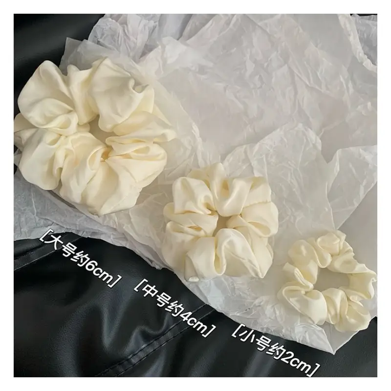 Plain Scrunchie (various designs) E832 - Hair Fashion 