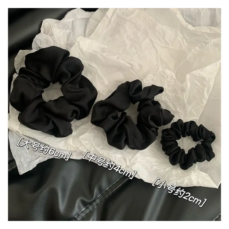 Plain Scrunchie (various designs) E832 - Hair Fashion 