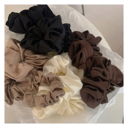 Plain Scrunchie (various designs) E832 - Hair Fashion 