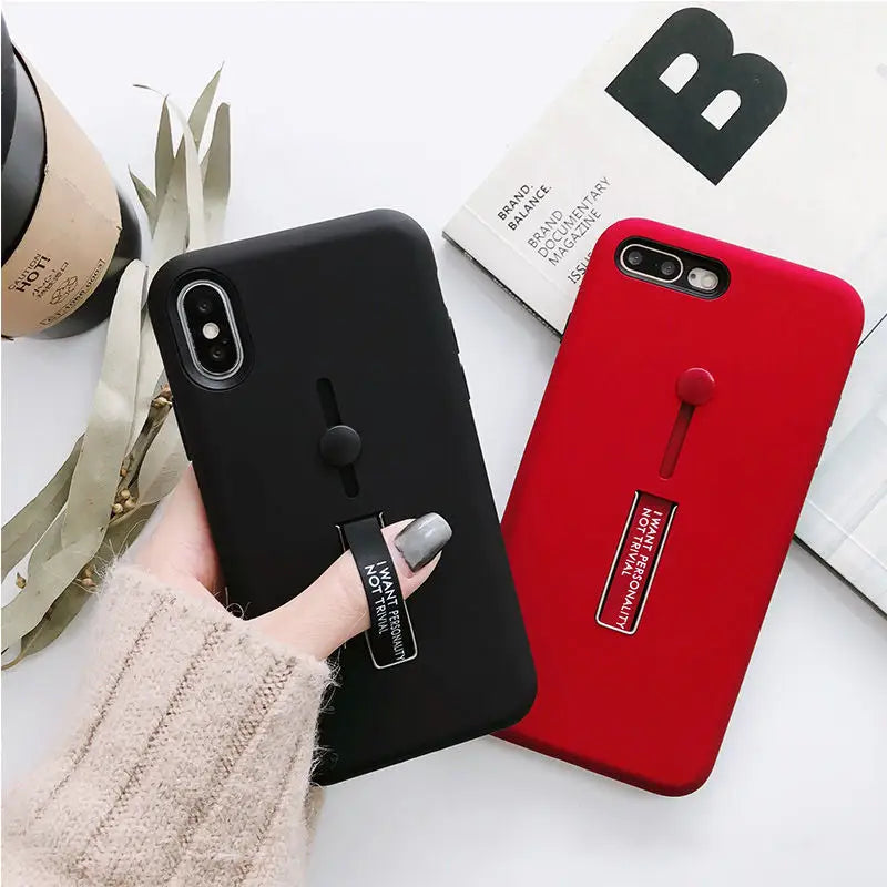 Plain Strap Phone Case - iPhone 11 / 11 Pro / Max / 6 / 6 