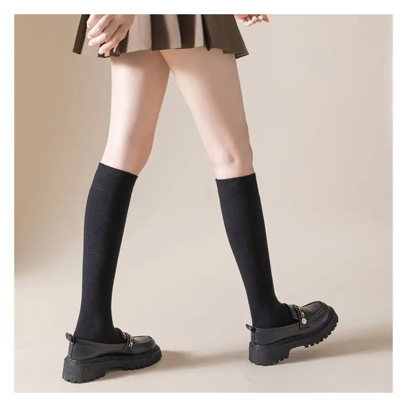 Plain Tall Socks Set II0 - Socks