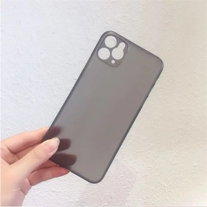 Plain Translucent Mobile Case - iPhone 11 Pro Max / 11 Pro /