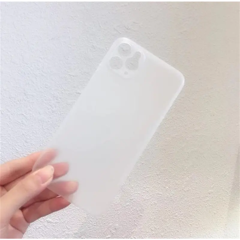 Plain Translucent Mobile Case - iPhone 11 Pro Max / 11 Pro /