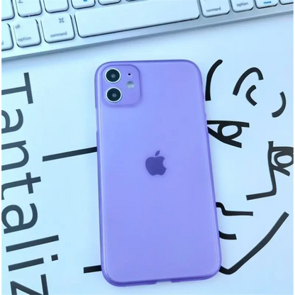 Plain Translucent Mobile Case - iPhone 11 Pro Max / 11 Pro /