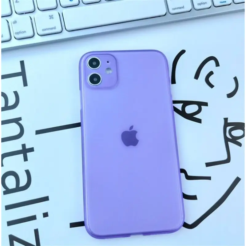 Plain Translucent Mobile Case - iPhone 11 Pro Max / 11 Pro /