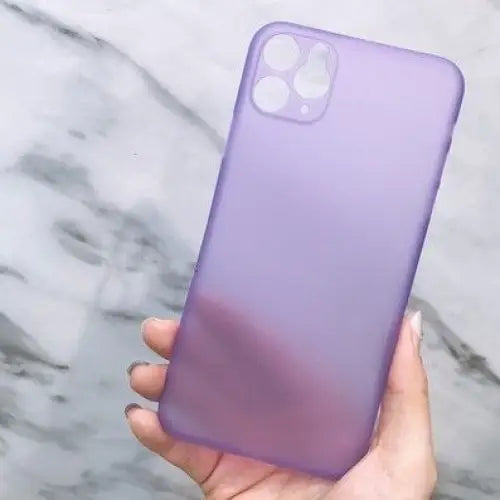 Plain Translucent Mobile Case - iPhone 11 Pro Max / 11 Pro /