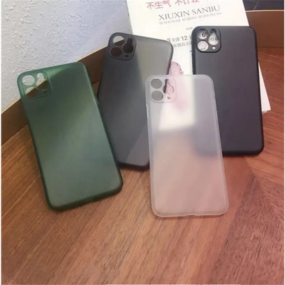 Plain Translucent Mobile Case - iPhone 11 Pro Max / 11 Pro /