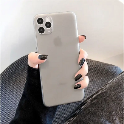 Plain Translucent Mobile Case - iPhone 11 Pro Max / 11 Pro /