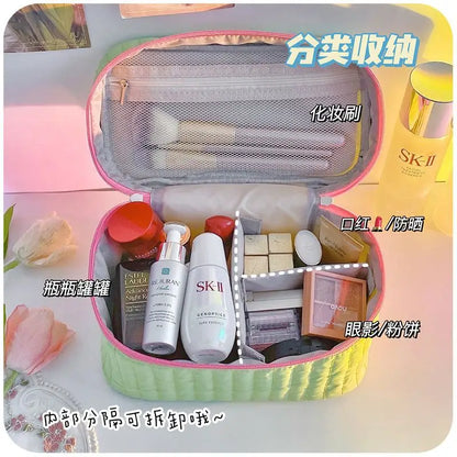 Plain Travel Makeup Bag Cg209 - Travel Essentials