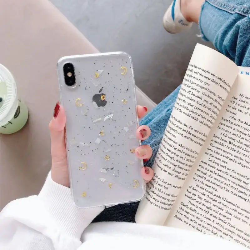 Planet Print Transparent Phone Case - iPhone 13 Pro Max / 13 Pro / 13 / 12 Pro Max / 12 Pro / 12 / 12 Mini / 11 Pro Max / 11 Pro / 11 / XS Max / XR / XS / X / 8 Plus / 7 Plus / 8 / 7 / SE 2 / 6S Plus / 6 Plus / 6S / 6-7