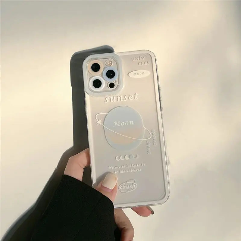 Planet Transparent Phone Case - iPhone 13 Pro Max / 13 Pro /