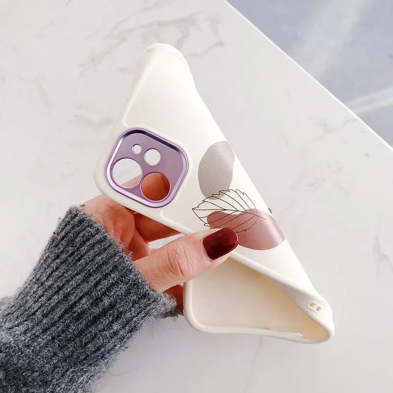 Plant Printed Phone Case -  iPhone 12 Pro Max / 12 Pro / 12 / 12 Mini / 11 Pro Max / 11 Pro / 11 / Xs Max / Xr / Xs / X / 8 Plus / 8 / 7 Plus / 7 / Se 2-5