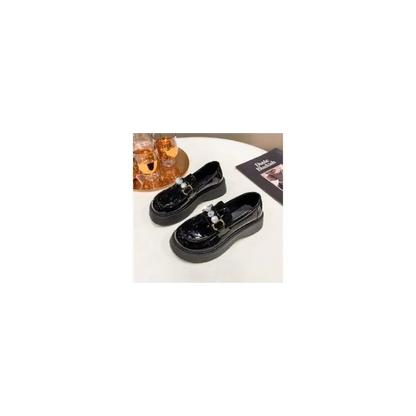 Platform Rhinestone Loafers KP10 - Loafers & Moccasins