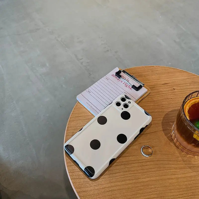 Polka Dot Phone Case - iPhone 11 Pro Max / 11 Pro / 11 / SE / XS Max / XS / XR / X / 8 / 8 Plus / 7 / 7 Plus / 6s / 6s Plus-2