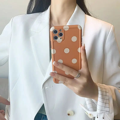 Polka Dot Phone Case - iPhone 12 Pro Max / 12 Pro / 12 / 12 mini / 11 Pro Max / 11 Pro / 11 / SE / XS Max / XS / XR / X / SE 2 / 8 / 8 Plus / 7 / 7 Plus-6