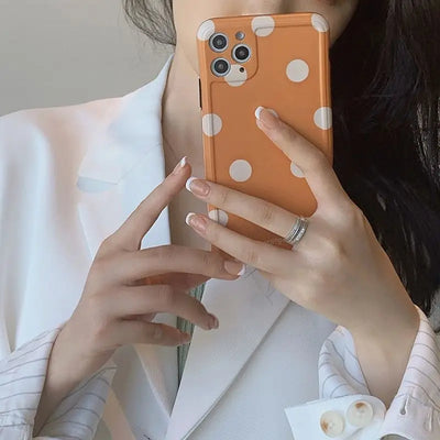 Polka Dot Phone Case - iPhone 12 Pro Max / 12 Pro / 12 / 12 mini / 11 Pro Max / 11 Pro / 11 / SE / XS Max / XS / XR / X / SE 2 / 8 / 8 Plus / 7 / 7 Plus-5