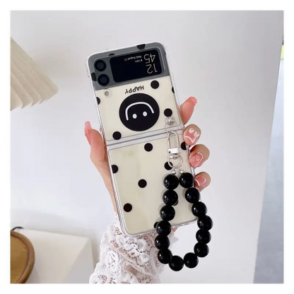 Polka Dot Smiley Face Mobile Phone Case - Samsung Galaxy Z 