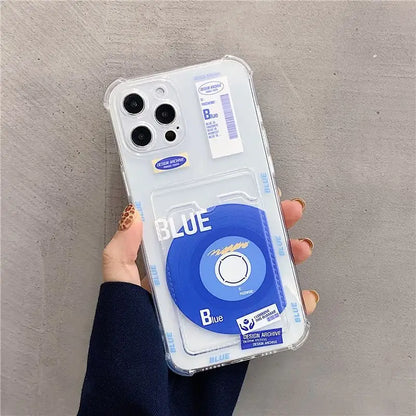 Print Card Holder Transparent Phone Case - iPhone 13 Pro Max