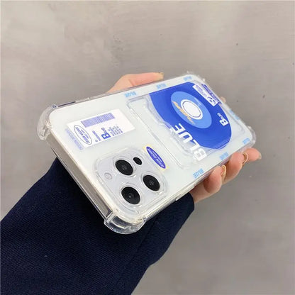 Print Card Holder Transparent Phone Case - iPhone 13 Pro Max