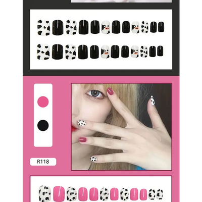 Print Faux Nail Tips N3 - Hand Fashion Accessories
