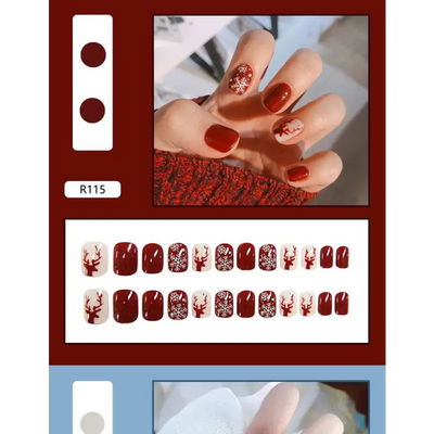 Print Faux Nail Tips N3 - Hand Fashion Accessories