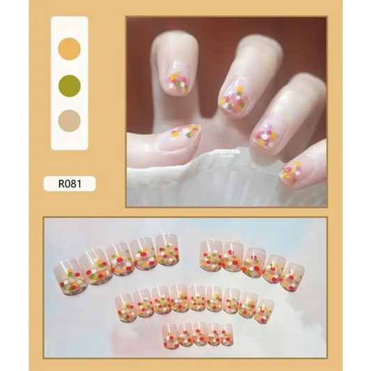 Print Faux Nail Tips N3 - Hand Fashion Accessories