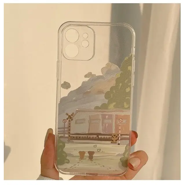 Print Transparent Phone Case - iPhone 12 Pro Max / 12 Pro / 12 / 12 mini / 11 Pro Max / 11 Pro / 11 / SE / XS Max / XS / XR / X / SE 2 / 8 / 8 Plus / 7 / 7 Plus-4