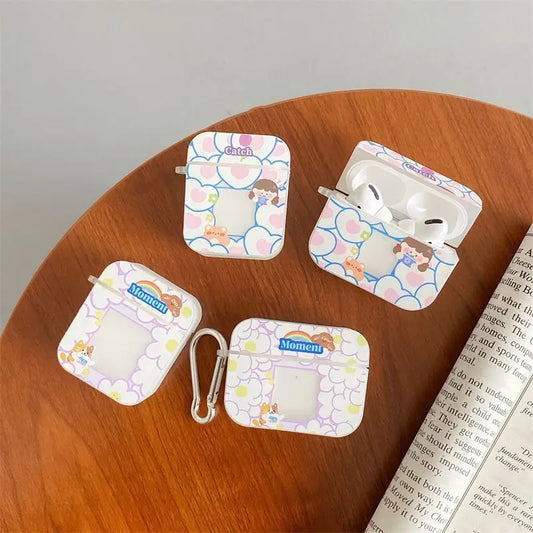 Printed AirPods Earphone Case Skin B367 - Mobile Cases & 