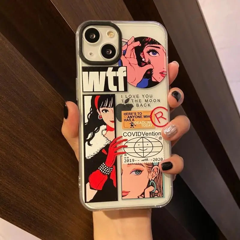 Printed Phone Case For iPhone 7 Plus / 8Plus / X / XS / XR /