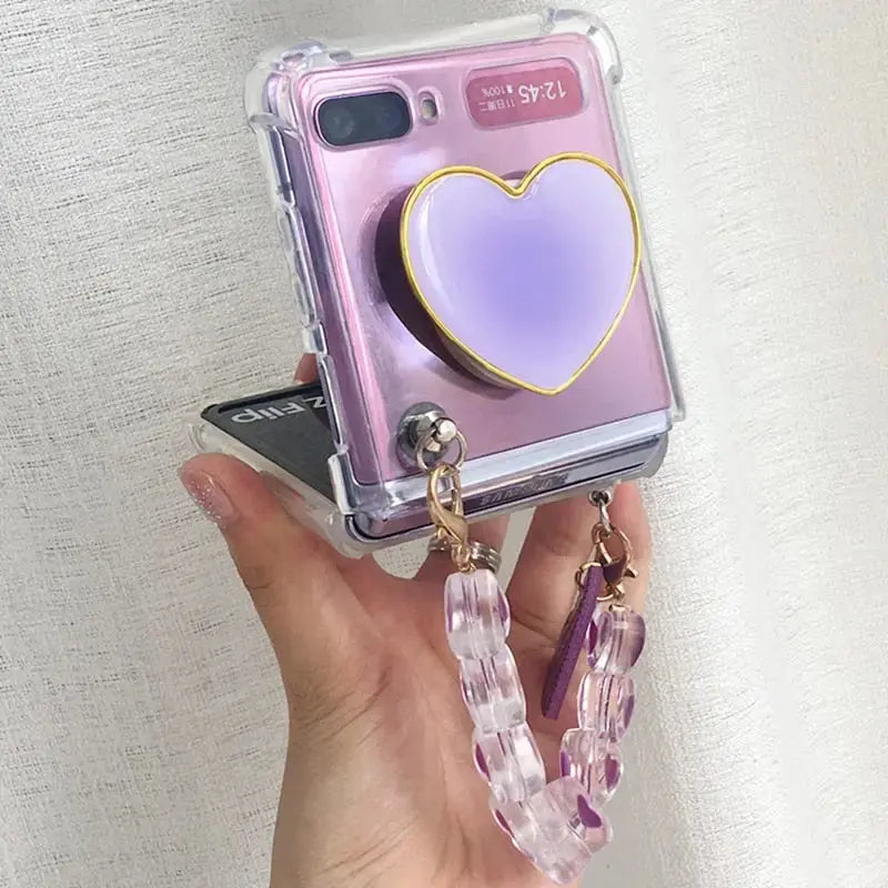 Purple Holder Phone case For Samsung Galaxy Z Flip BS030 - 