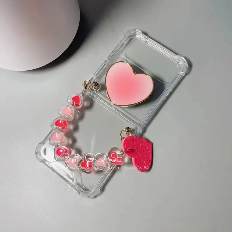 Purple Holder Phone case For Samsung Galaxy Z Flip BS030 - 