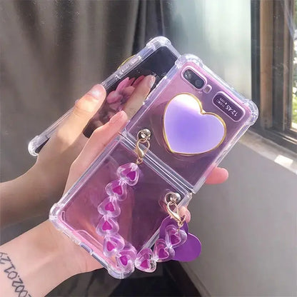 Purple Holder Phone case For Samsung Galaxy Z Flip BS030 - 