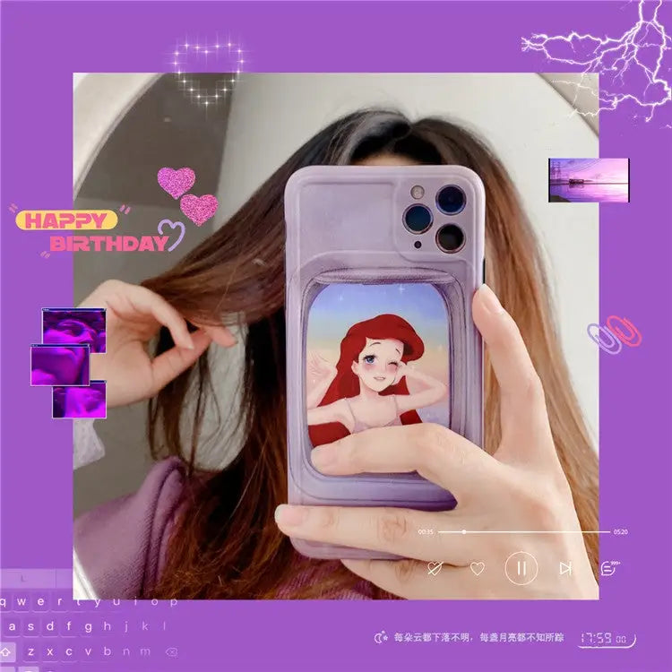 Purple Mermaid Gril iPhone Case BP170 - iphone case