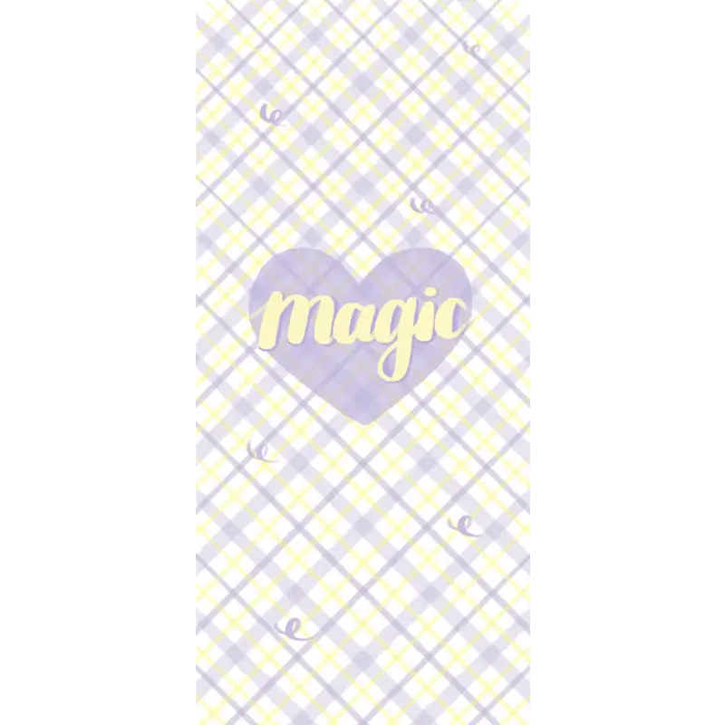 Purple Plaid Magic Heart iPhone Case BP186 - iphone case
