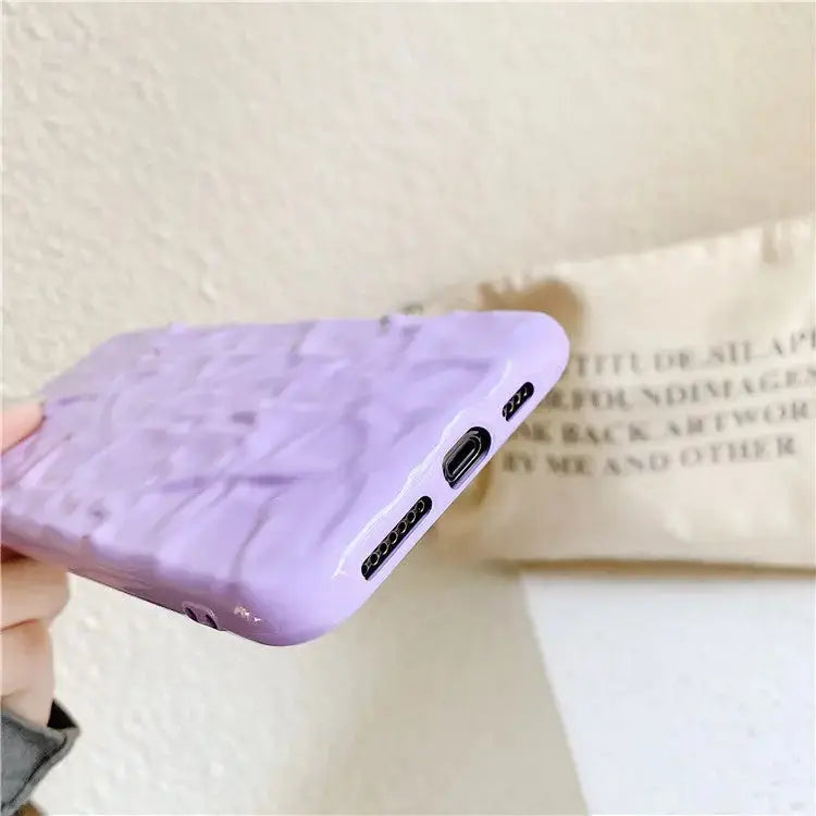 Purple Pleated iPhone Case BP127 - iphone case