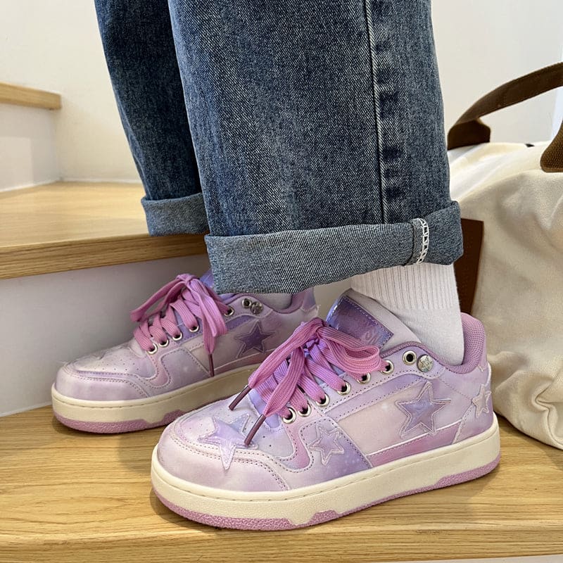 Purple Star Casual Sneakers